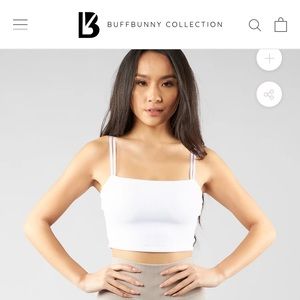 BuffBunny Material Girl Tank - White - Medium